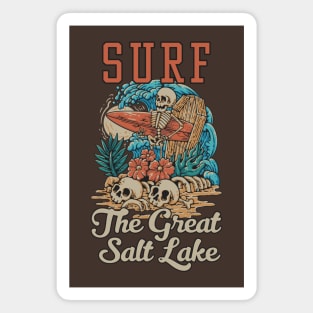 Surf The Great Salt Lake - Funny State of Utah Magnet